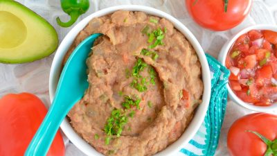 No Oil Refried Beans recipe by Hello Nutritarian landscape